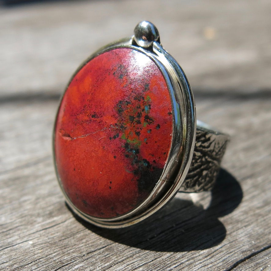 Thumbnail: Simple and Striking Sonora Sunrise Sterling Silver Ring view 3