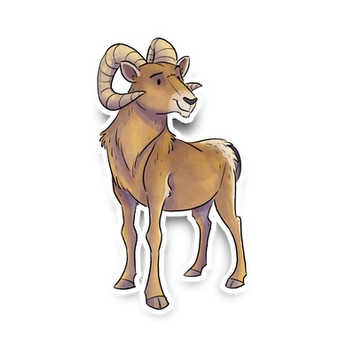 Link to Regal - Rams mascot coloring page