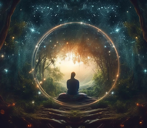 a-person-sitting-in-meditation-in-a-forest