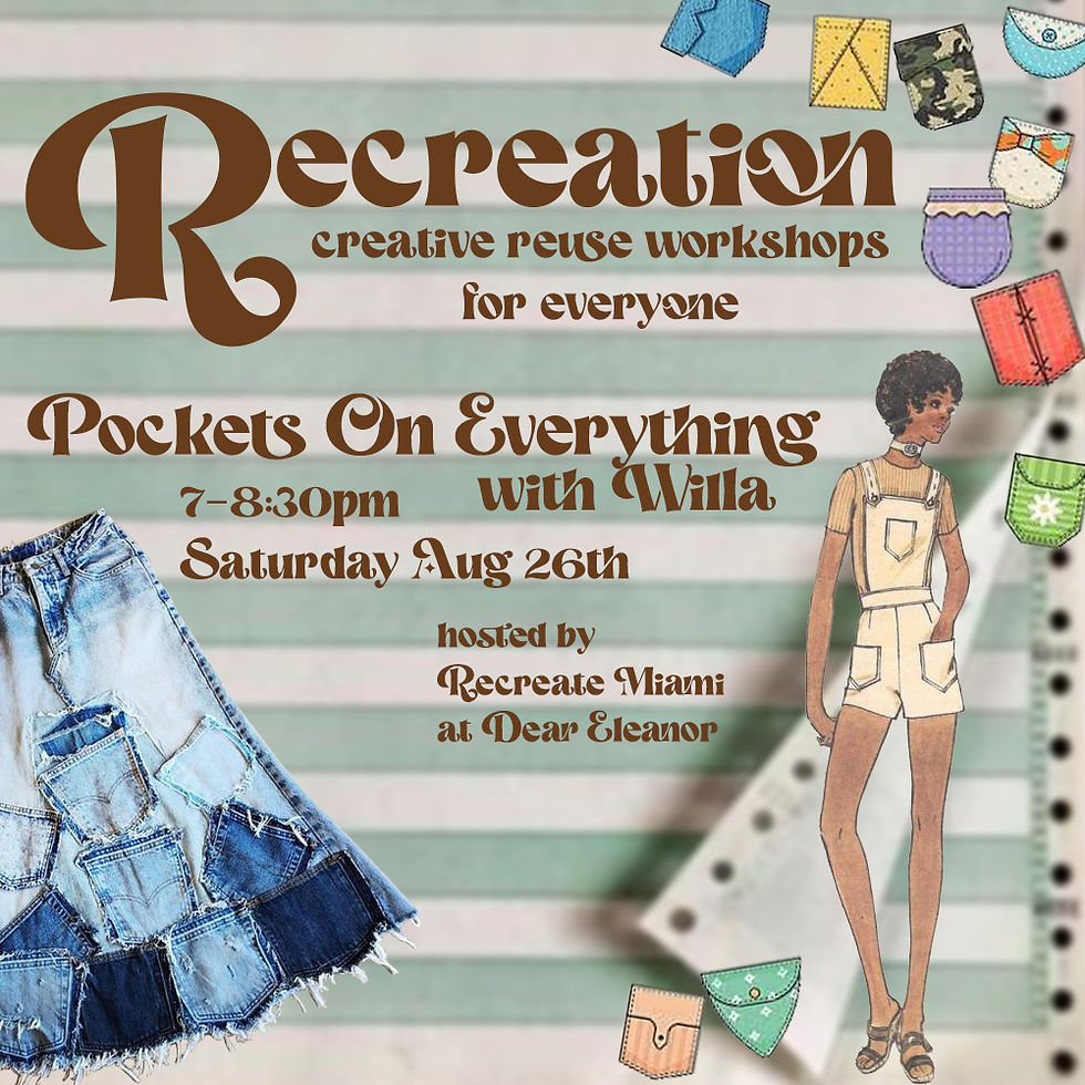 Recreation: Pockets on Everything