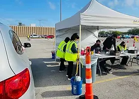 Drive Through COVID-19 Vaccination