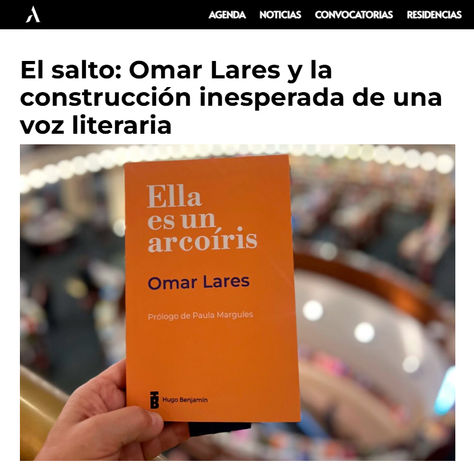 Revista Acromática | El salto: Omar Lares y la construcción inesperada de una voz literaria