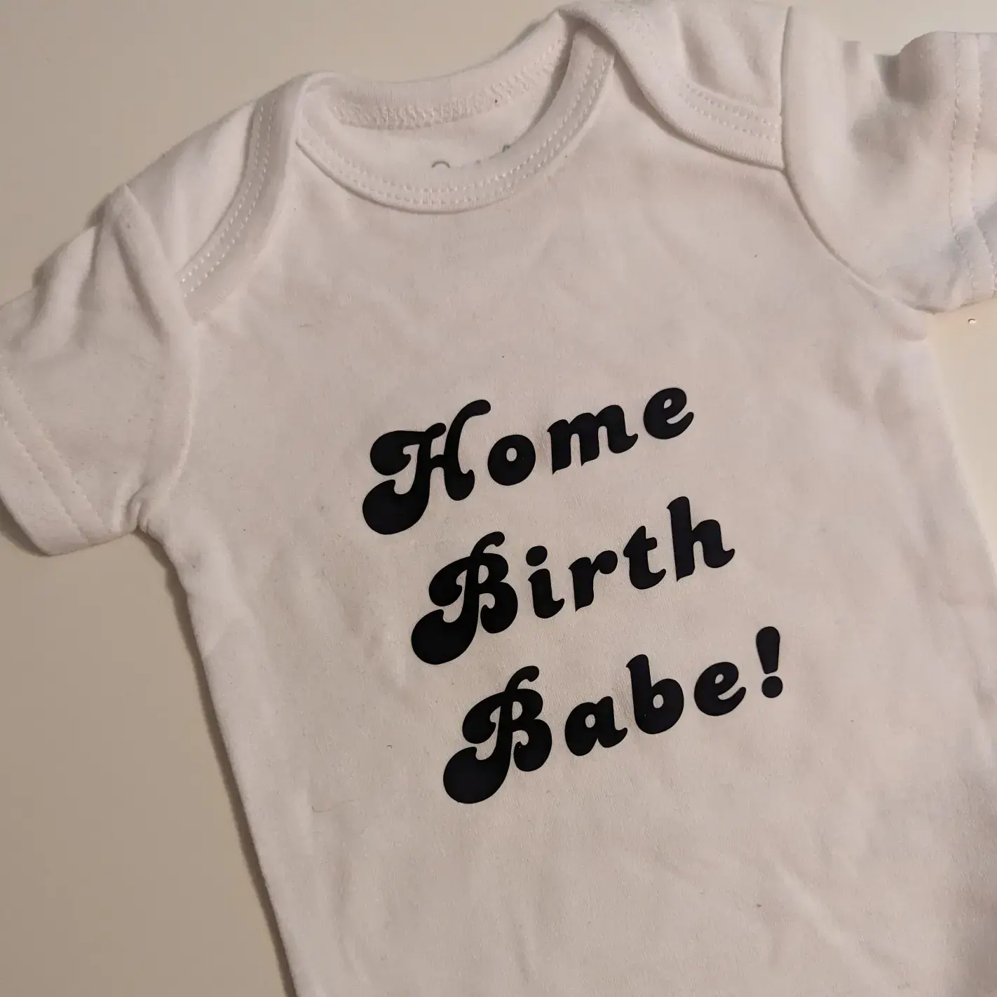 Home Birth Babe baby vest