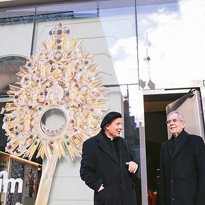 hoher Besuch im Dommuseum