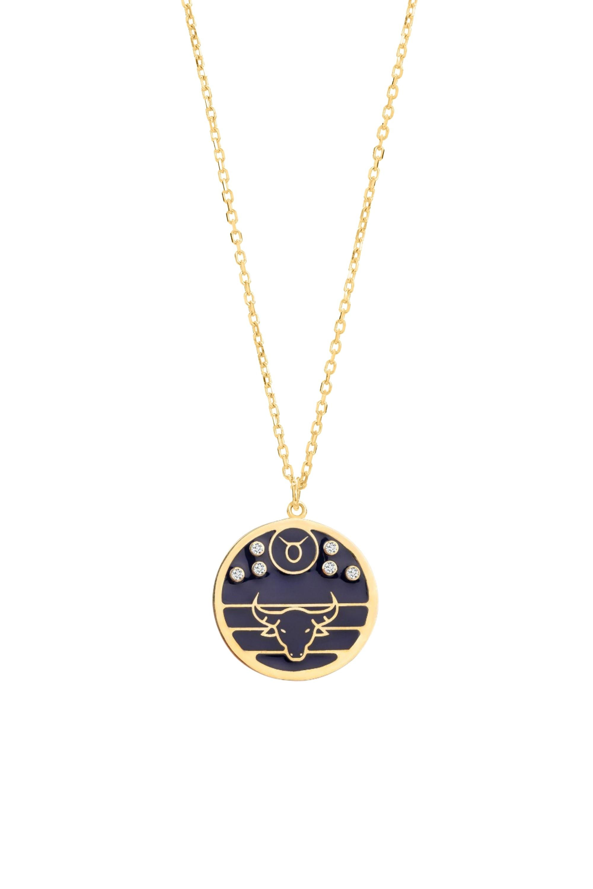Taurus Zodiac Necklace