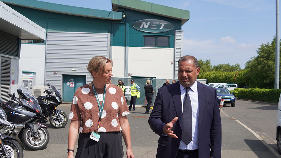 Sarah Turner – Managing Director, Nottingham Tram Link, and PCC Gary Godden