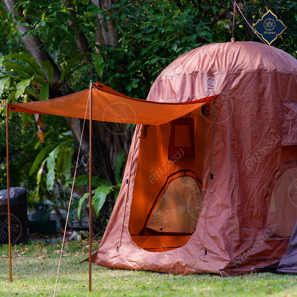 ภาพขนาดย่อ: มุ้งกระโจม 3 ฤดู 2 ประตู 2 หน้าต่าง มีช่องลม