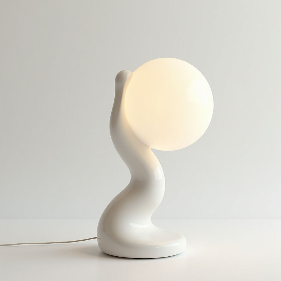 Lámpara Mesa Escultura