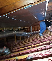 Attic Foil Installed