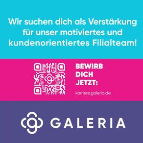 Galeria sucht Mitarbeiter*innen!