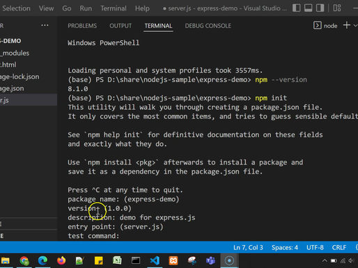 Node.js - npm - Express