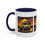 Thumbnail: Ceramic Mug, Ducky Jeep Design Coffee Cup - Cute Animal Lover Gift, Funny Tea