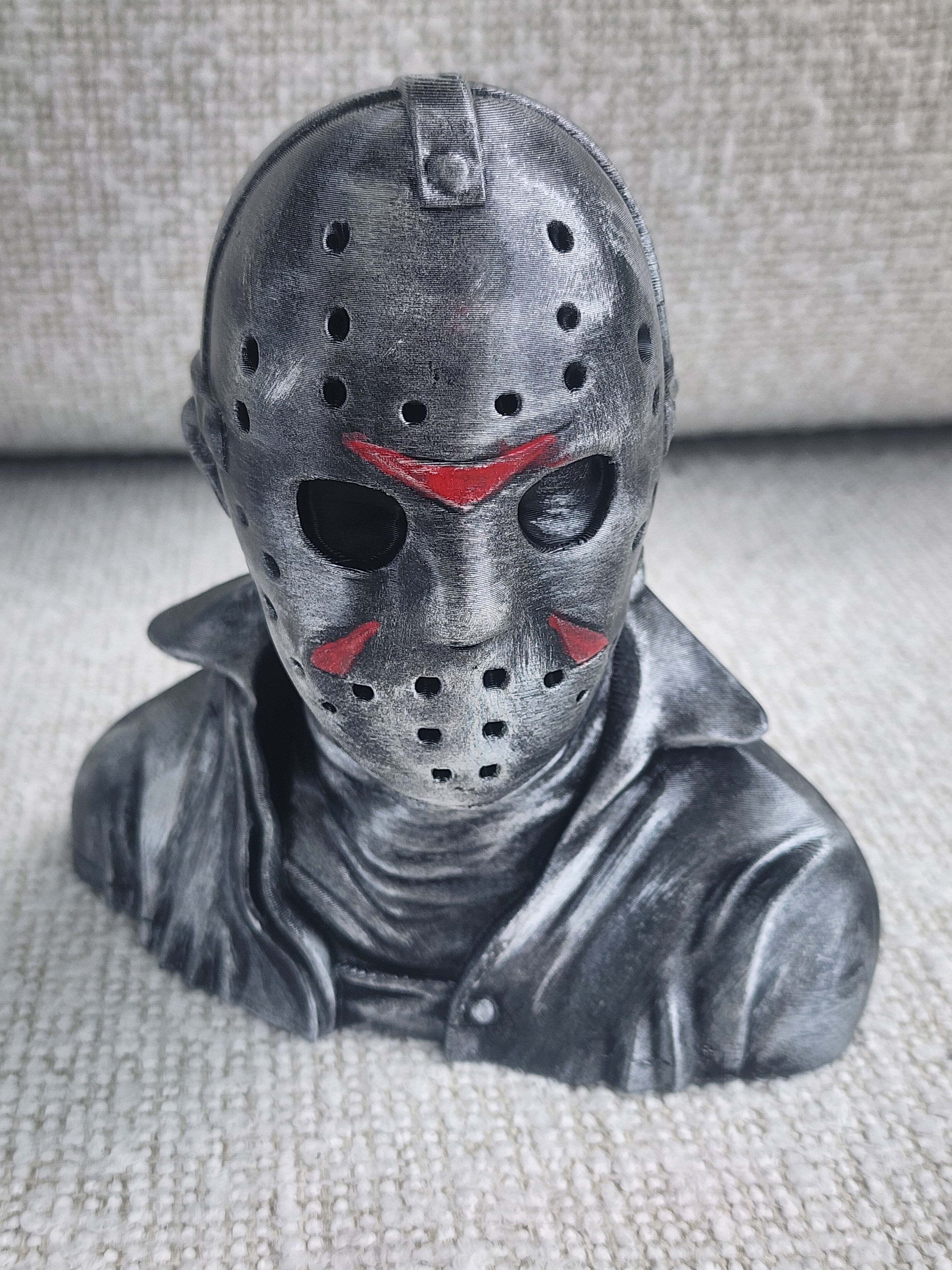 Jason Voorhees 3d printed 5 inch bust
