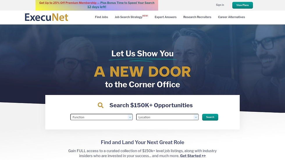 ExecuNet Job board