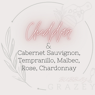 Cheddar & wine pairing
