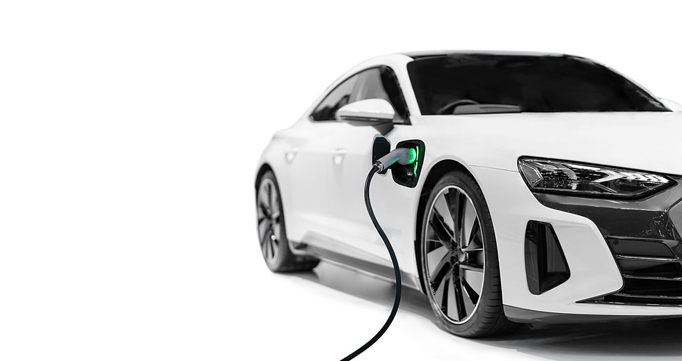 Eco-friendly electric vehicle charging station with modern technology and clean energy on