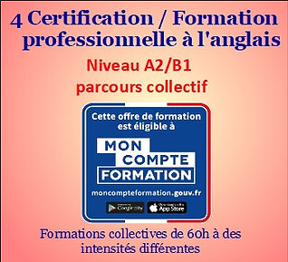 UP English School France Formation CPF