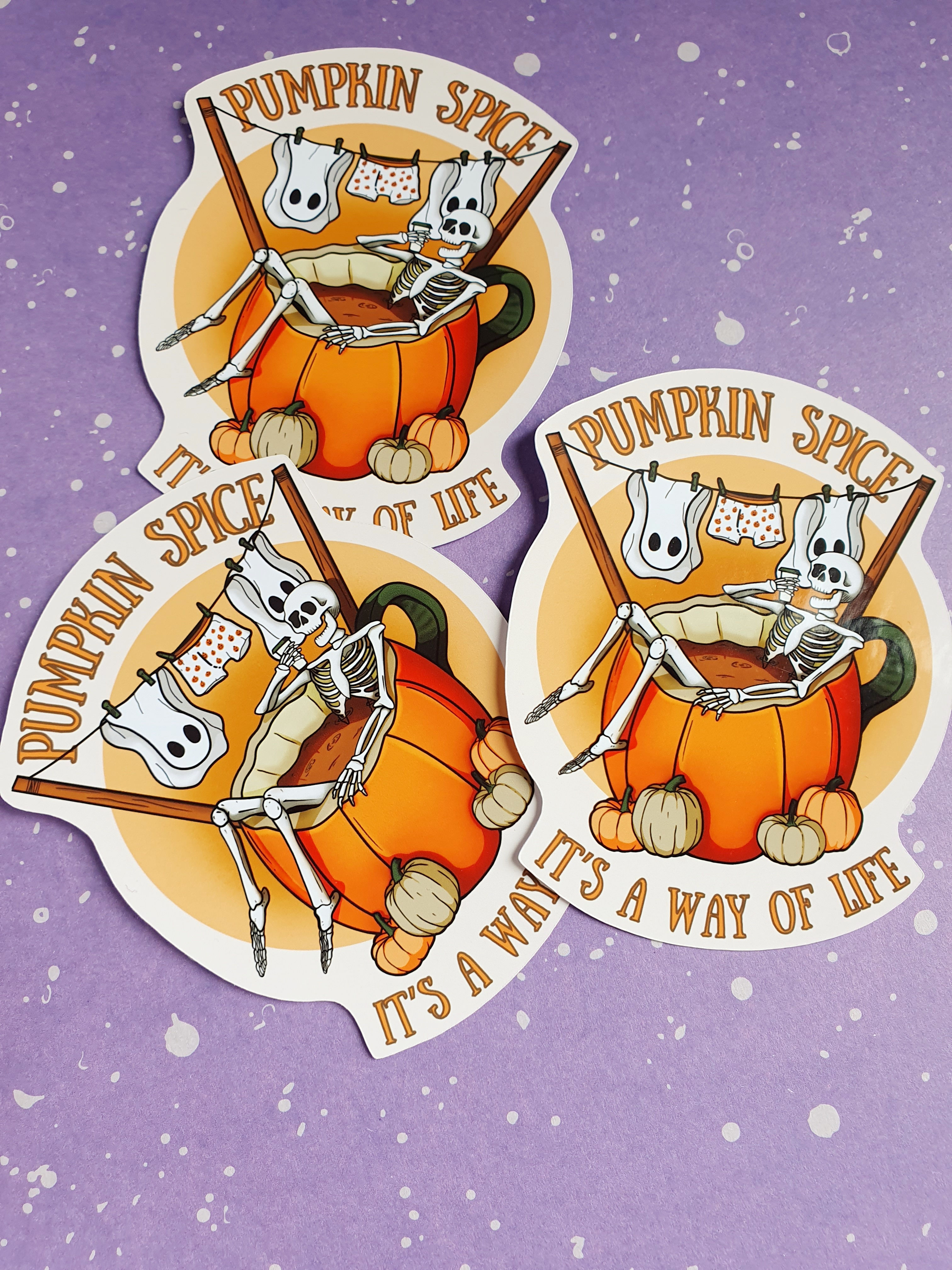 Pumpkin Spice Sticker