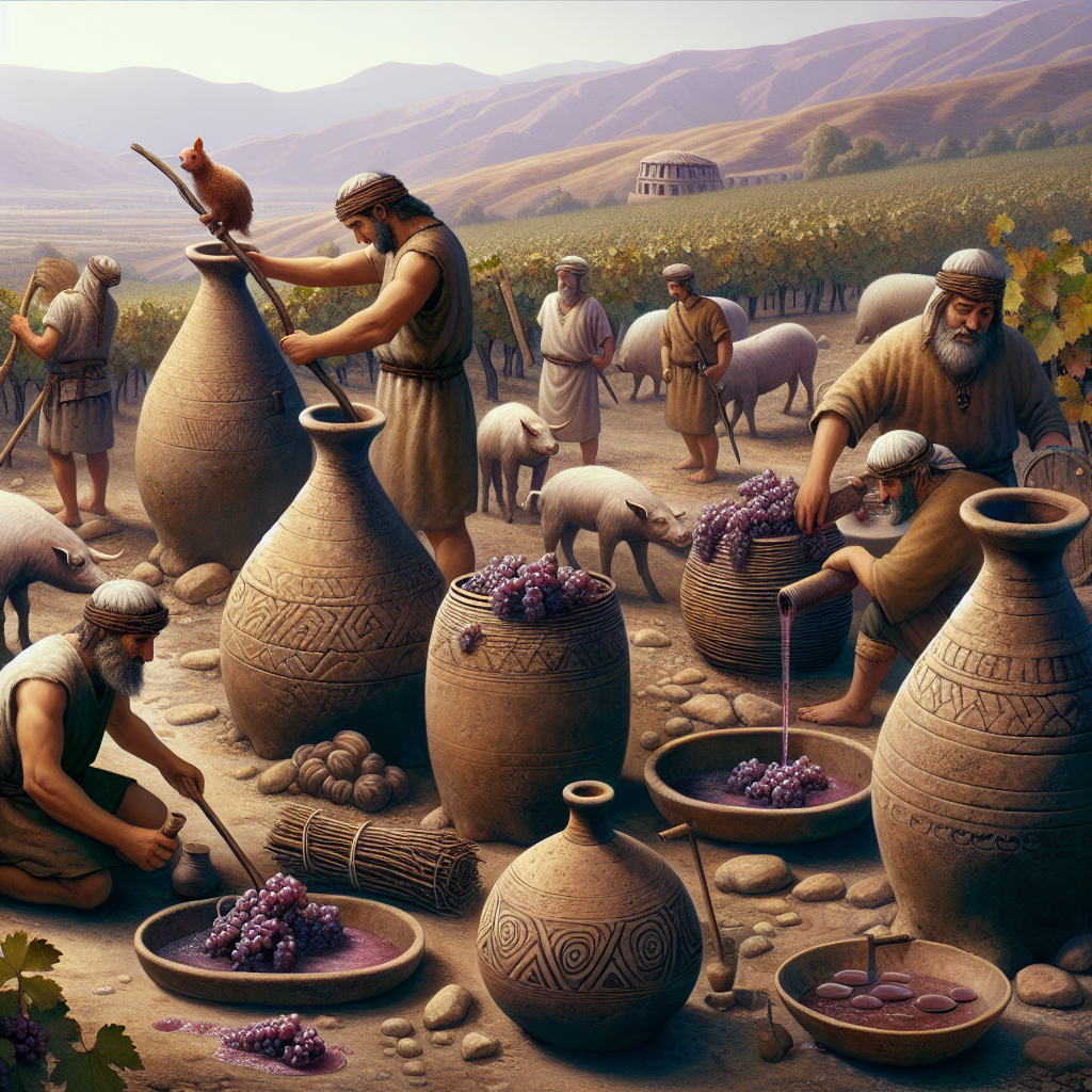 Image of historical winemaking site