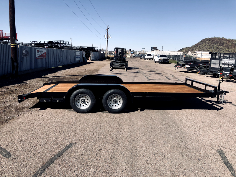 8.5x16 Dual Axle Elect. Braked Car Hauler Trailer- FALCON | #2729