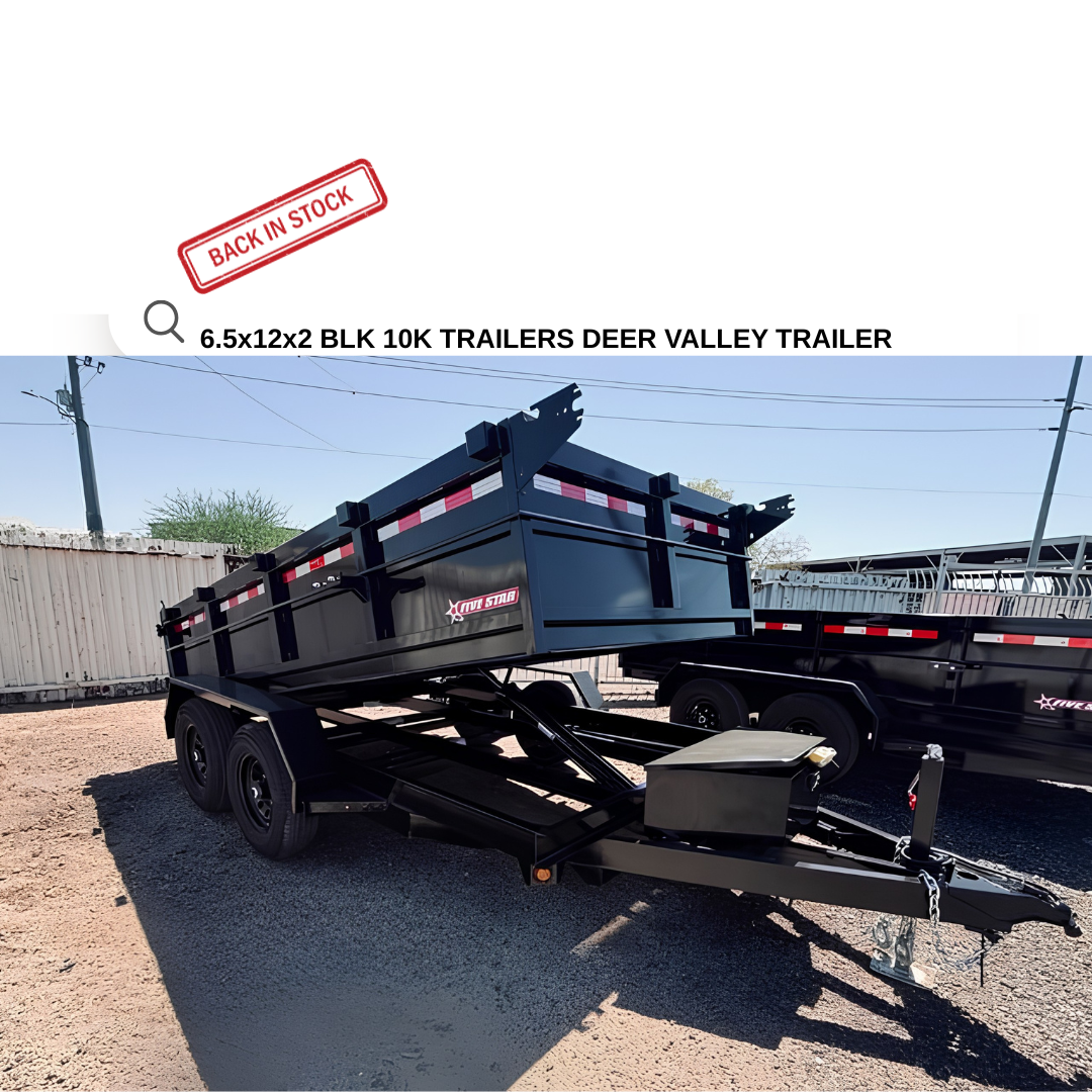 FIVE STAR 6.5X12X2 10K DUMP TRAILER| #8018 FOR SALE PHOENIX, ARIZONA