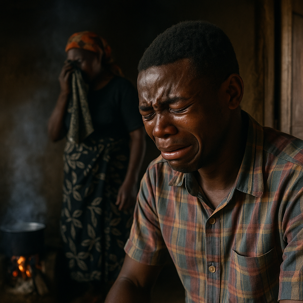 Inside a smoky rural kitchen, Bondo sits frozen in guilt, his mother’s tears still echoing behind the door she left through. The jiko burns low, but the shame burns deeper.
