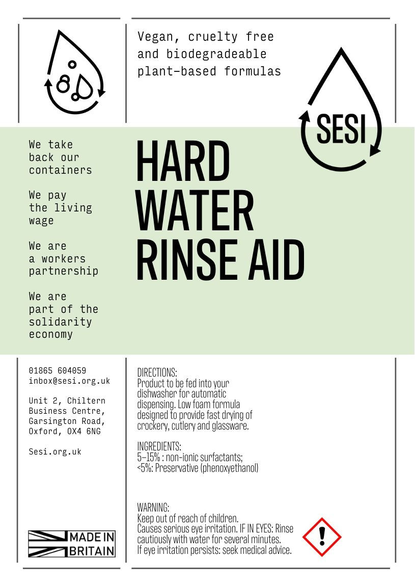 SESI Hard Water Rinse Aid (750g)