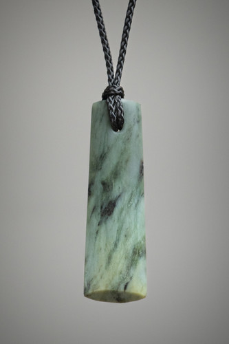 Six Rivers Jade Blue Nephrite Adze Pendant | Six Rivers Jade