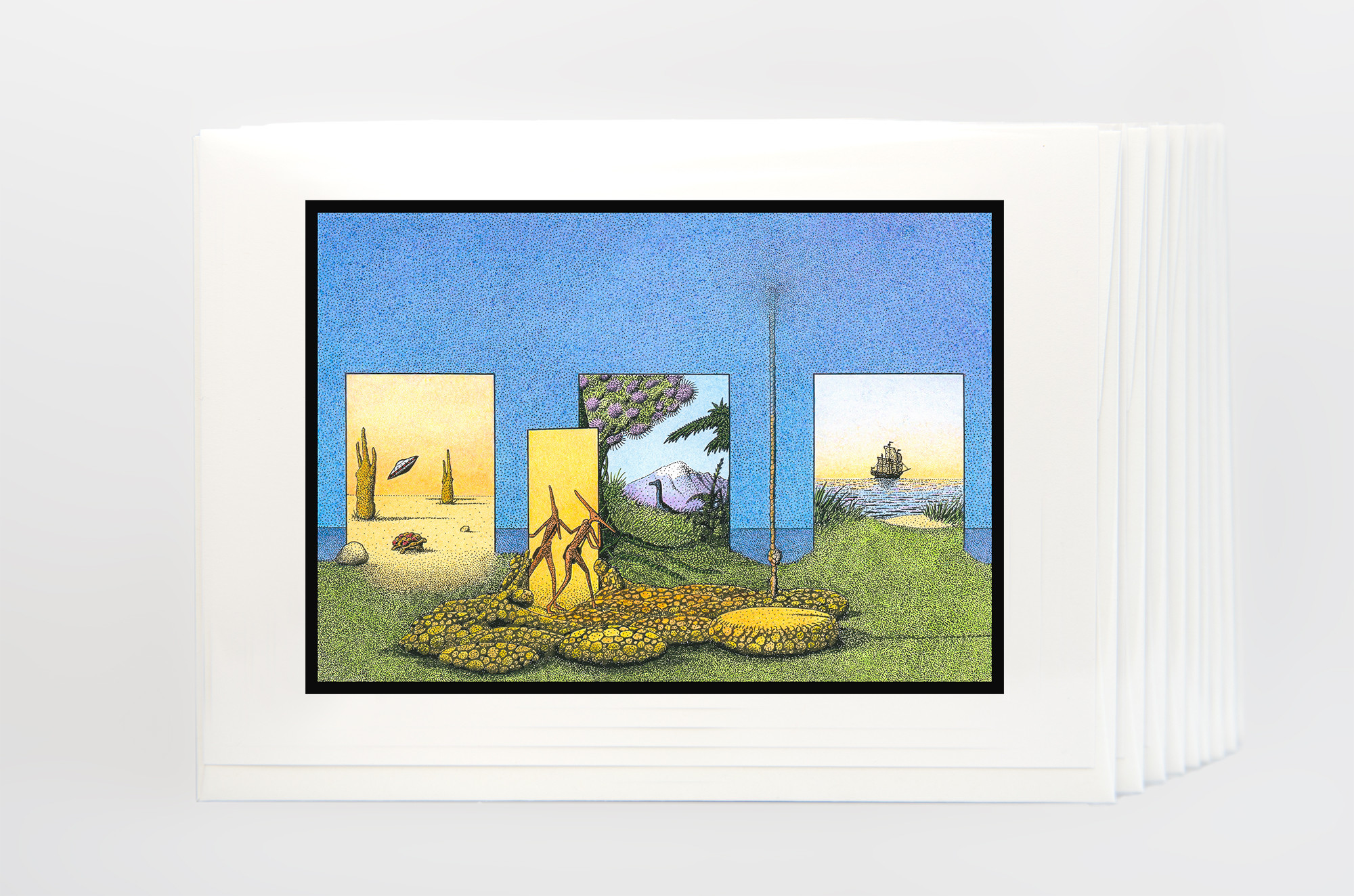 THE LOBBY Art Greeting Card Set