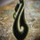 Miniatura: Wyoming Olive Manaia Pendant front view backlit
