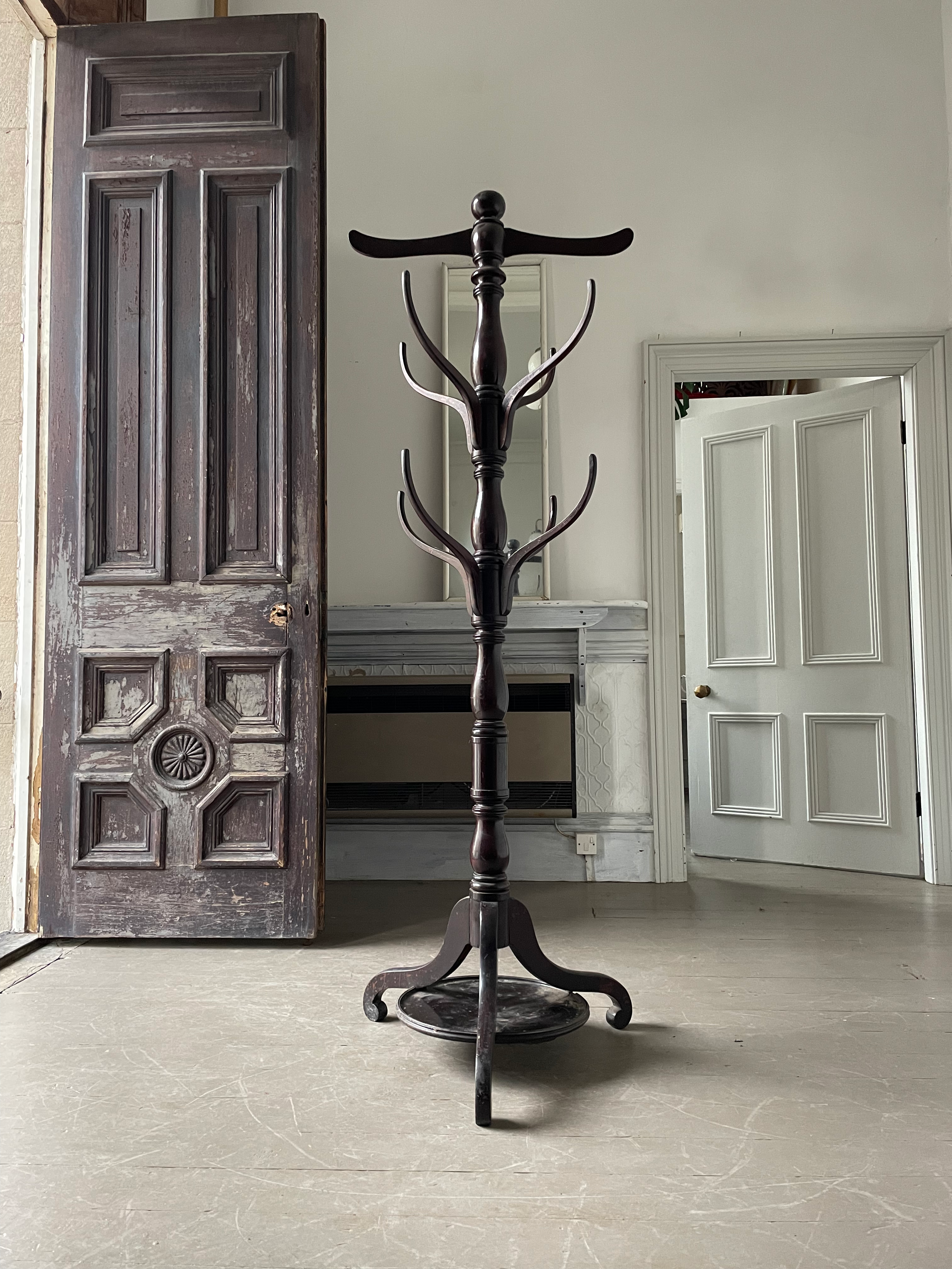 REGENCY HAT STAND OF IMPRESSIVE SIZE AND SCULPTURAL FORM