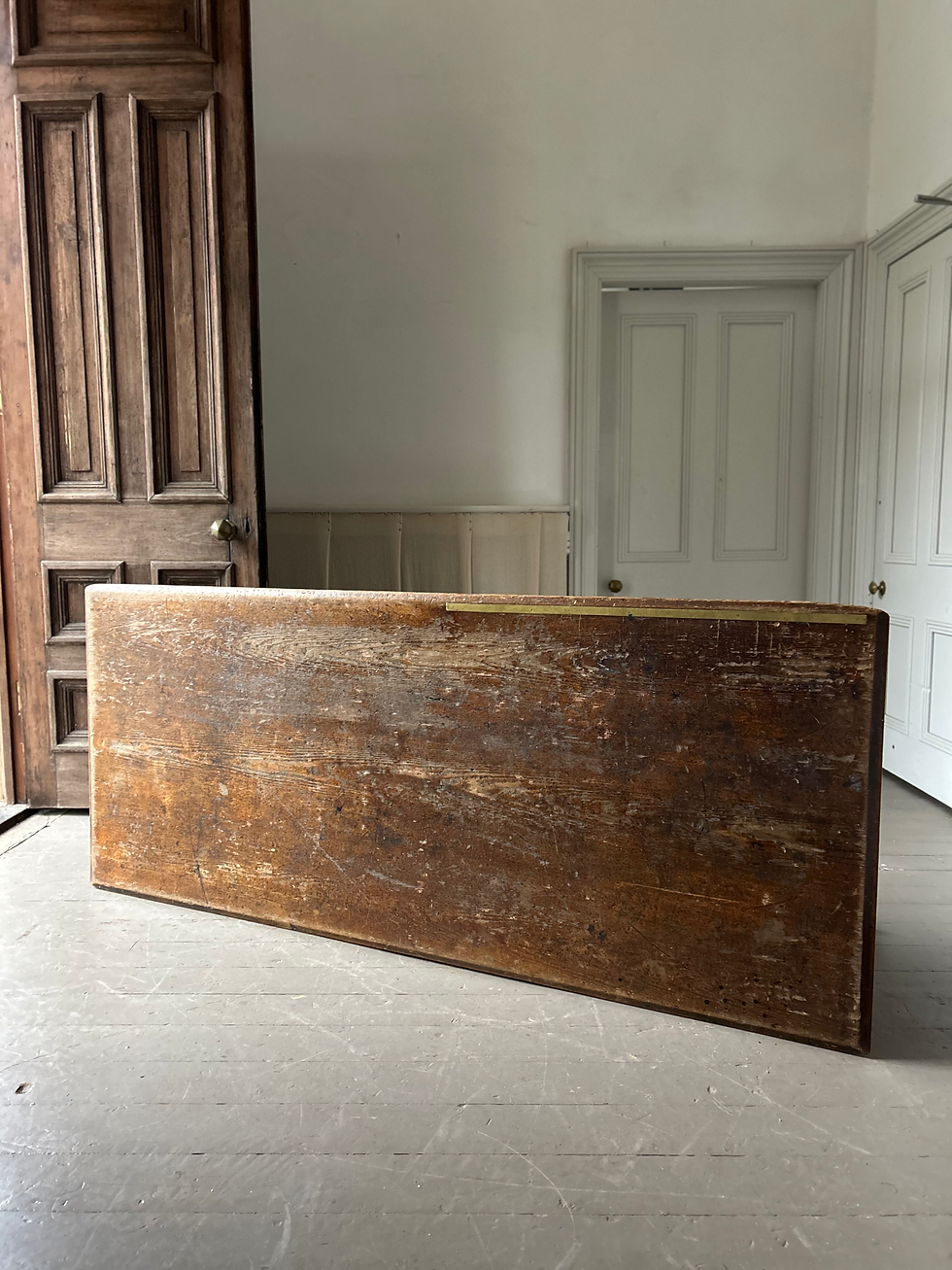 Thumbnail: 19TH CENTURY PINE DRAPERS TABLE