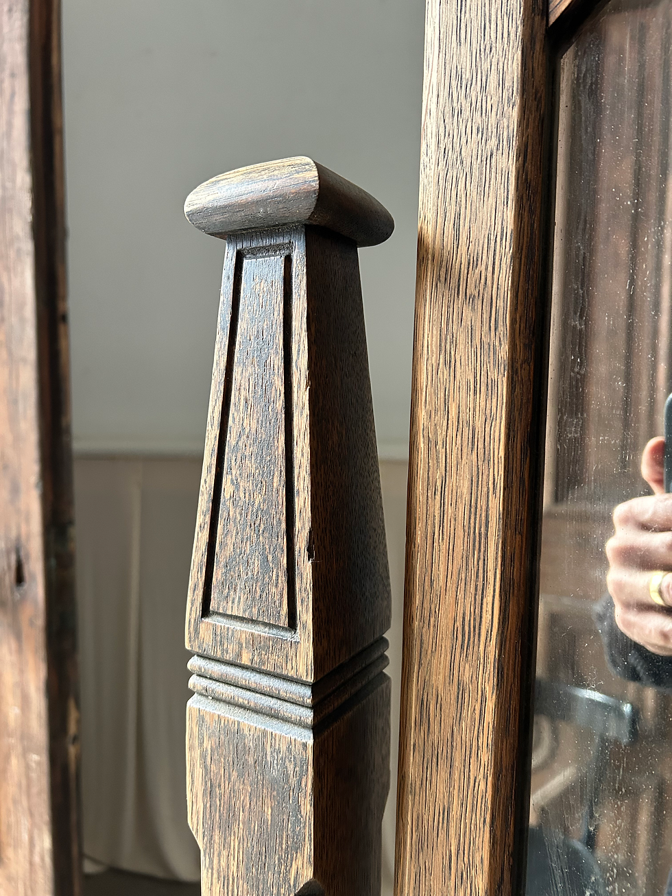 Thumbnail: 19TH CENTURY REFORMED GOTHIC DRESSING MIRROR