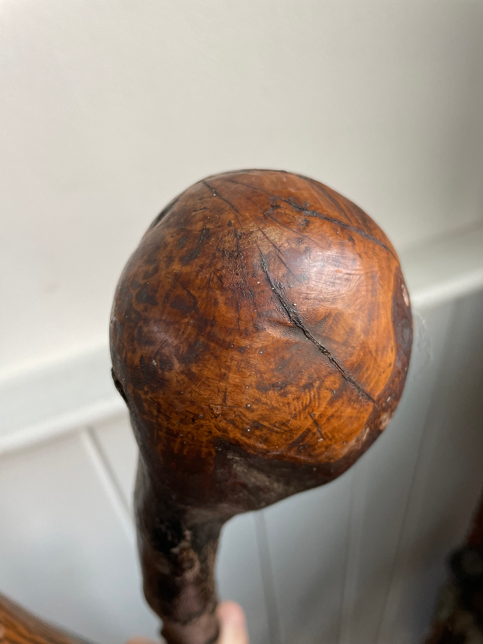 Thumbnail: THREE 19TH CENTURY SHILLELAGHS