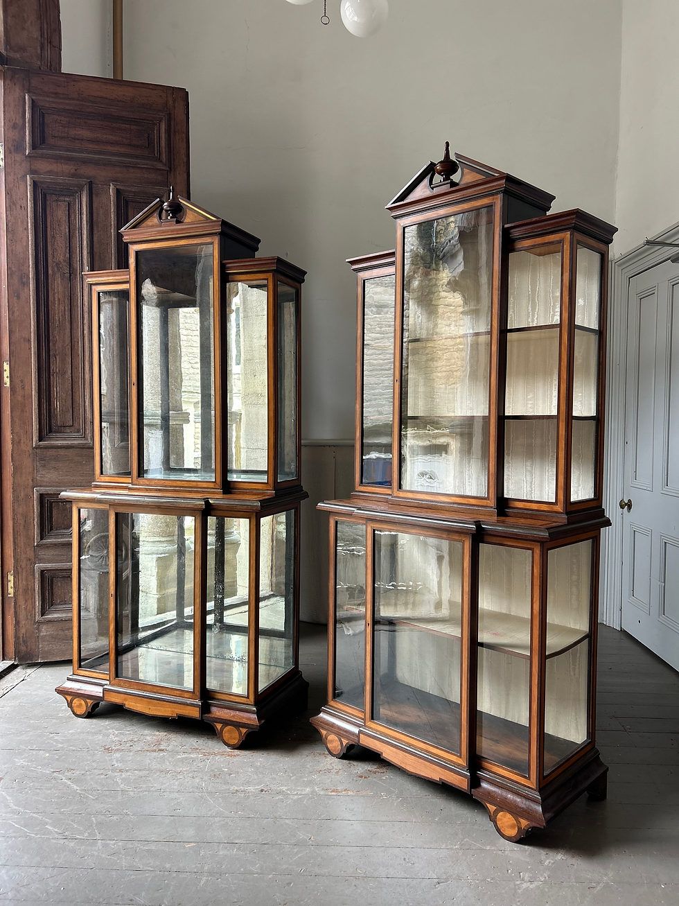 Thumbnail: INCREDIBLE PAIR OF 19TH CENTURY GLAZED CABINETS