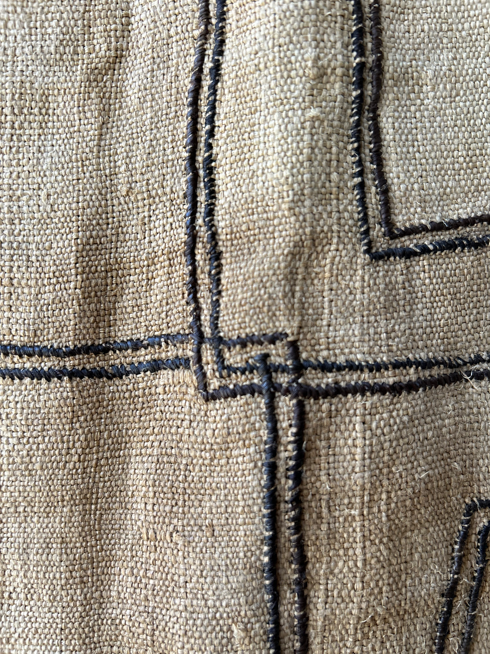 Thumbnail: MASSIVE ANTIQUE ABSTRACT KUBA CLOTH