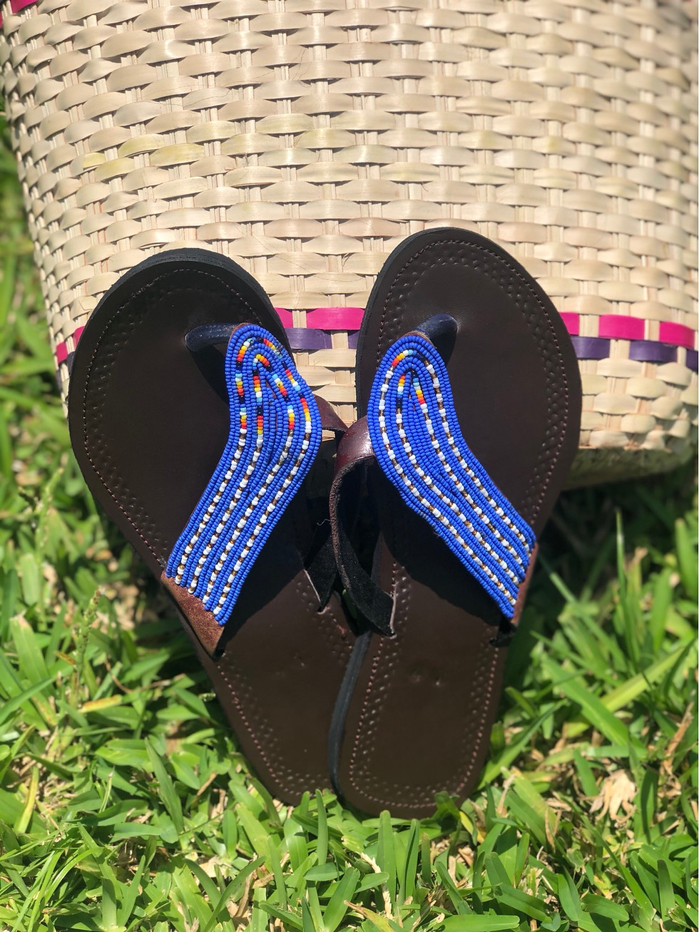 Miniatura: Sandália Massai - Azul