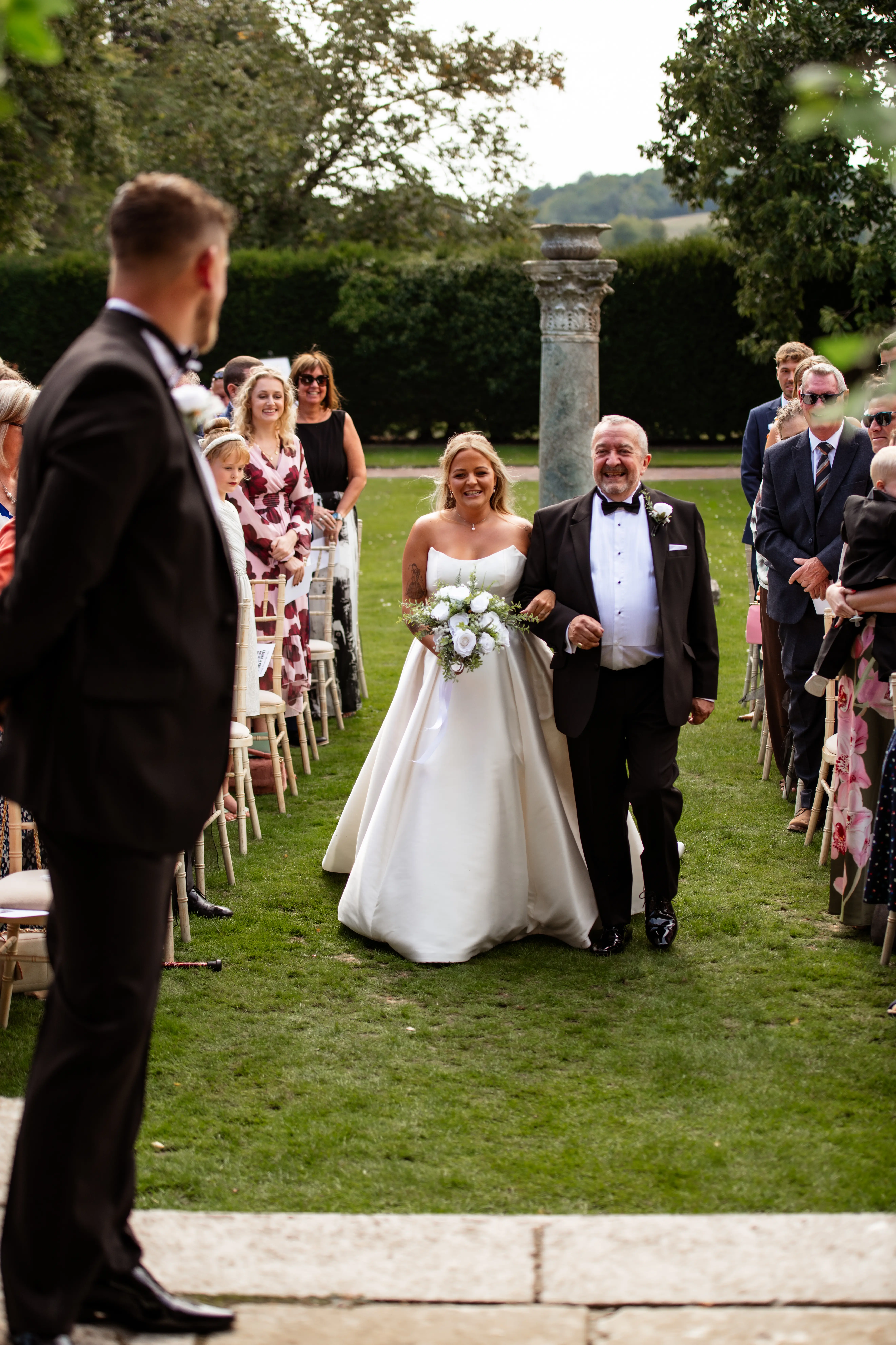 Broome park hotel wedding ceremony