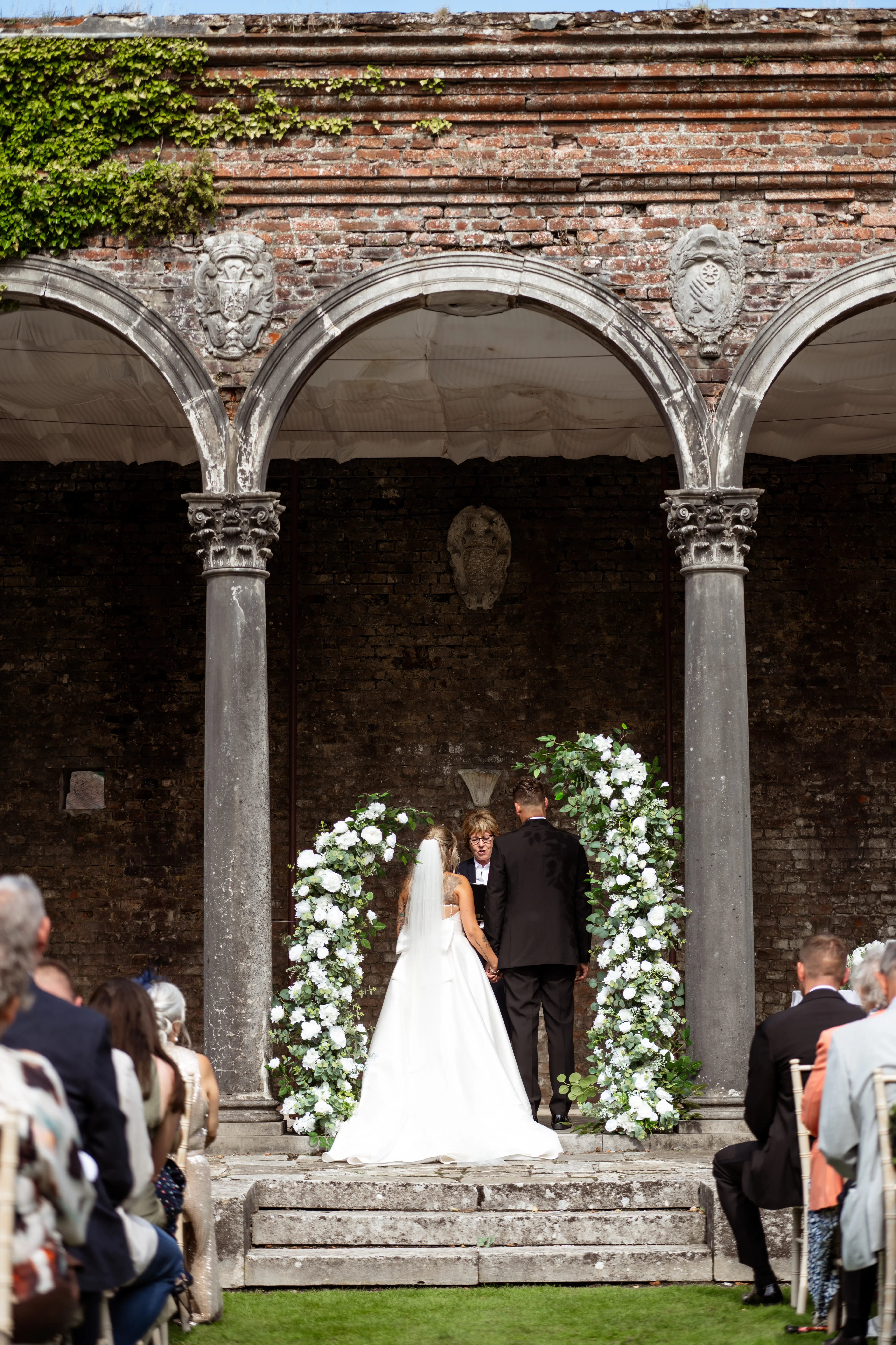 Broome park hotel wedding ceremony