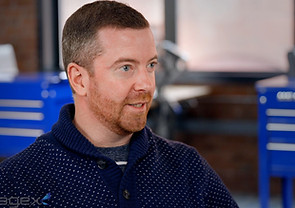 Candid side portrait of Tim Burke from Mill Town Capital