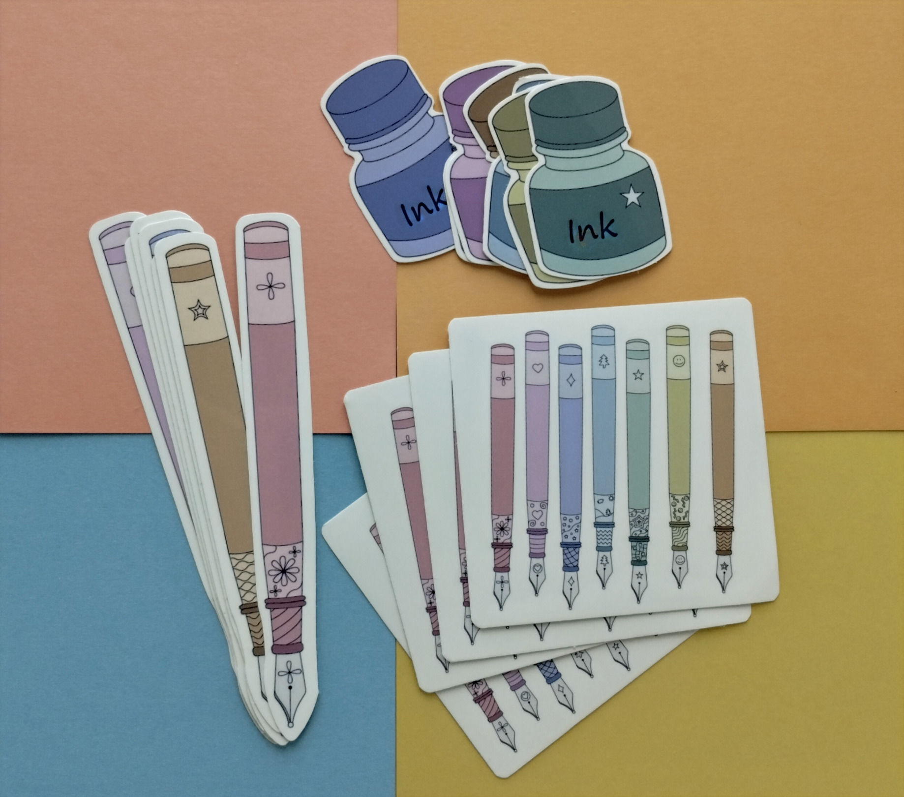 Fountain Pen Sticker Pack!