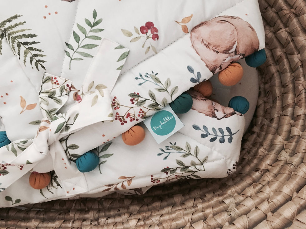 Miniatura: Rożek niemowlęcy forest animals