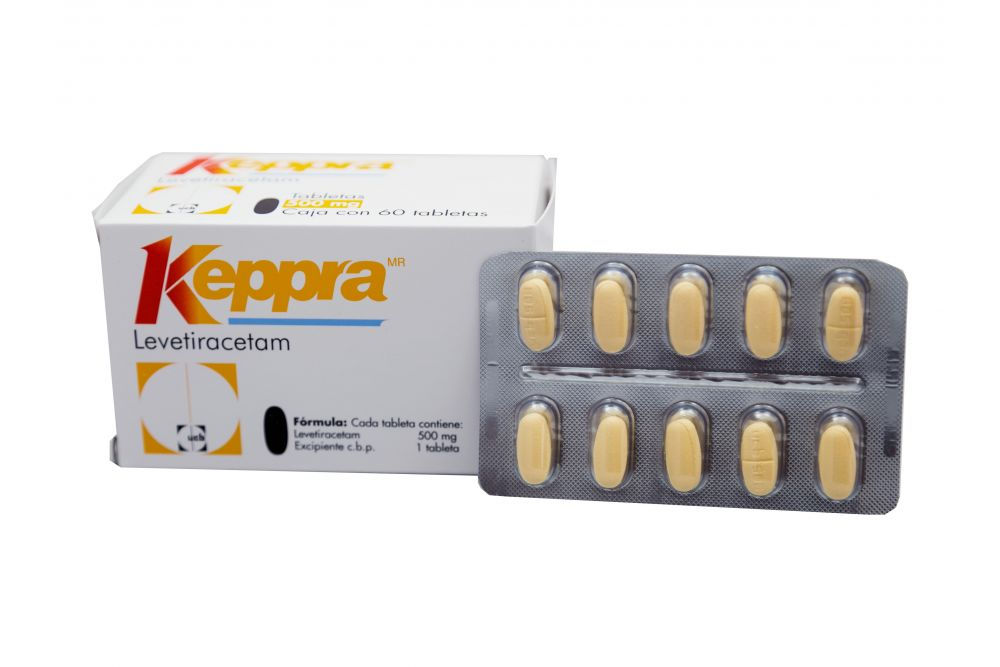 Keppra 500mg 60 Tabletas - UCB