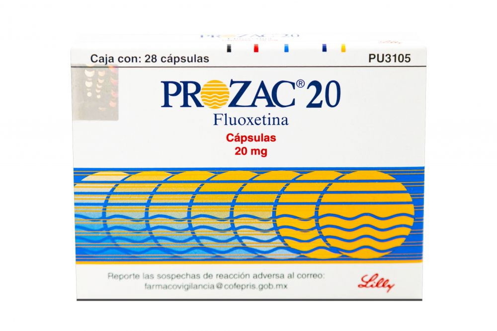 Prozac 20 20mg 28 Cápsulas - Eli Lilly