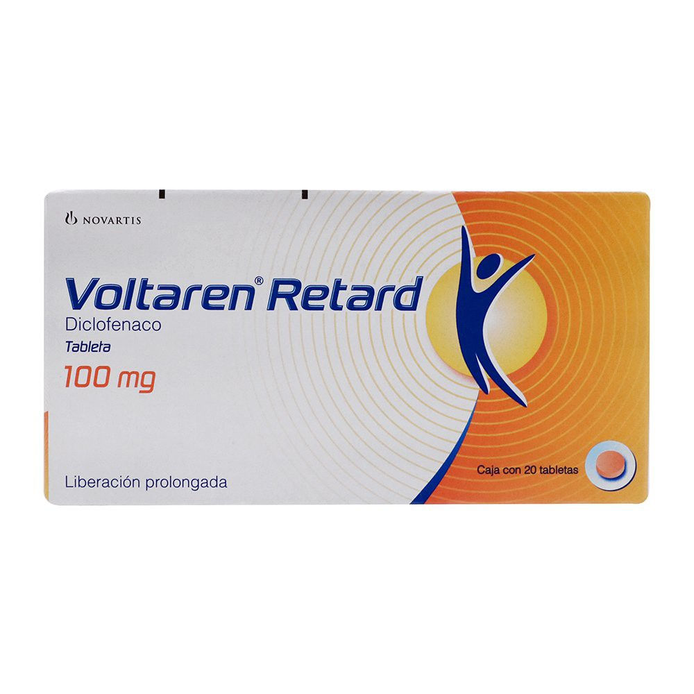 Voltarén Retard 100mg 20 Tabletas - Novartis