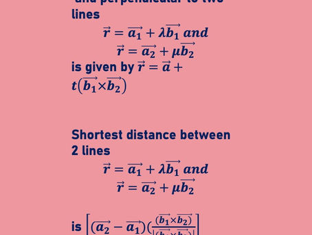 Mastering 3D Geometry Formulas-A Class 12 Math Guide