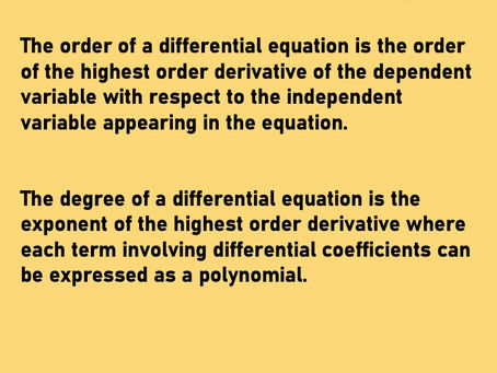 How to learn Differential Equations for class 12 Mathematics