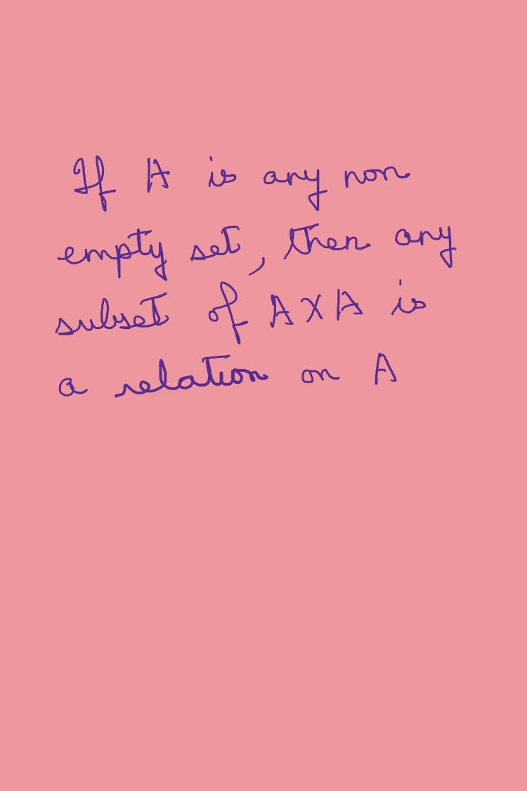 What is a relation?