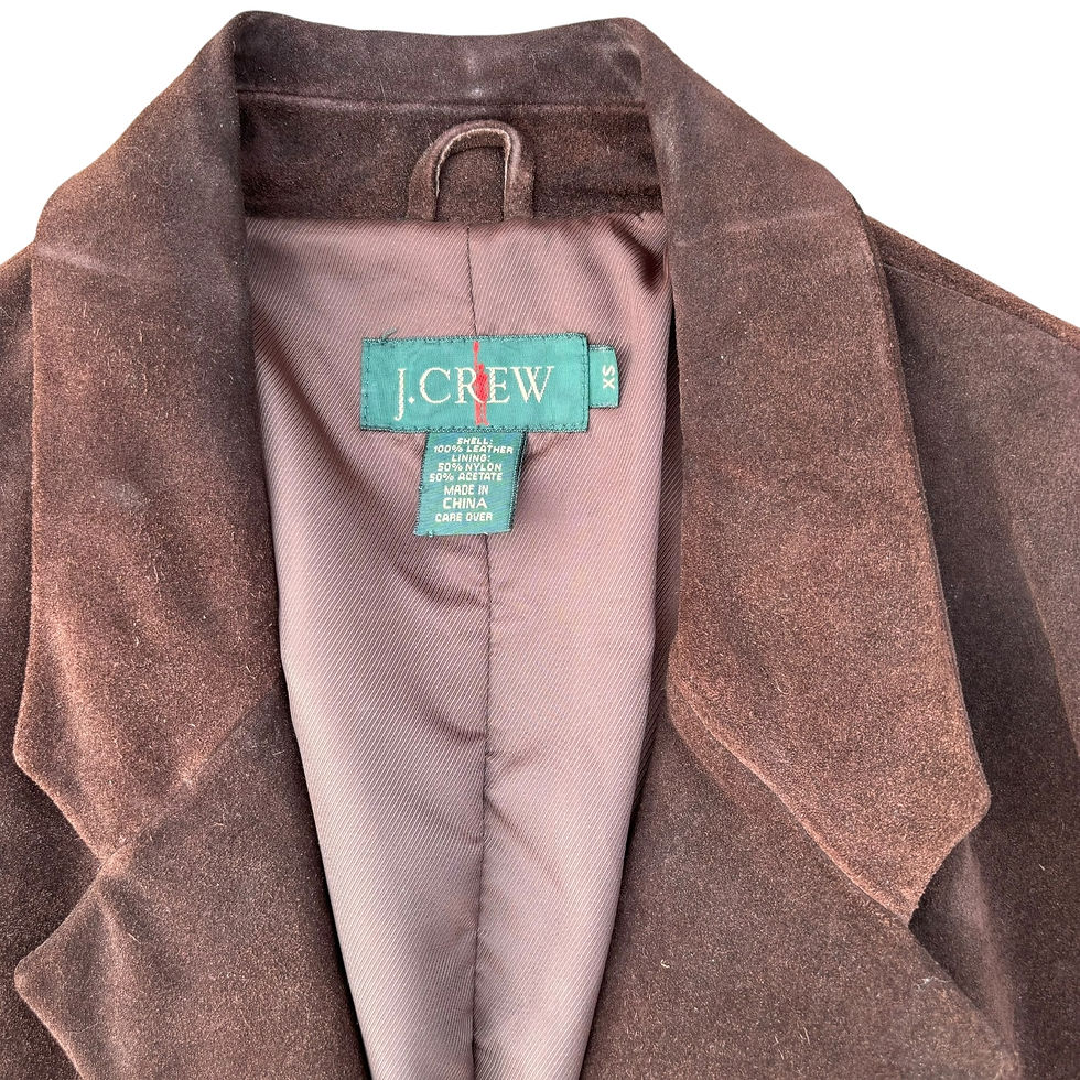 Thumbnail: 1990’s J. Crew Suede Blazer 