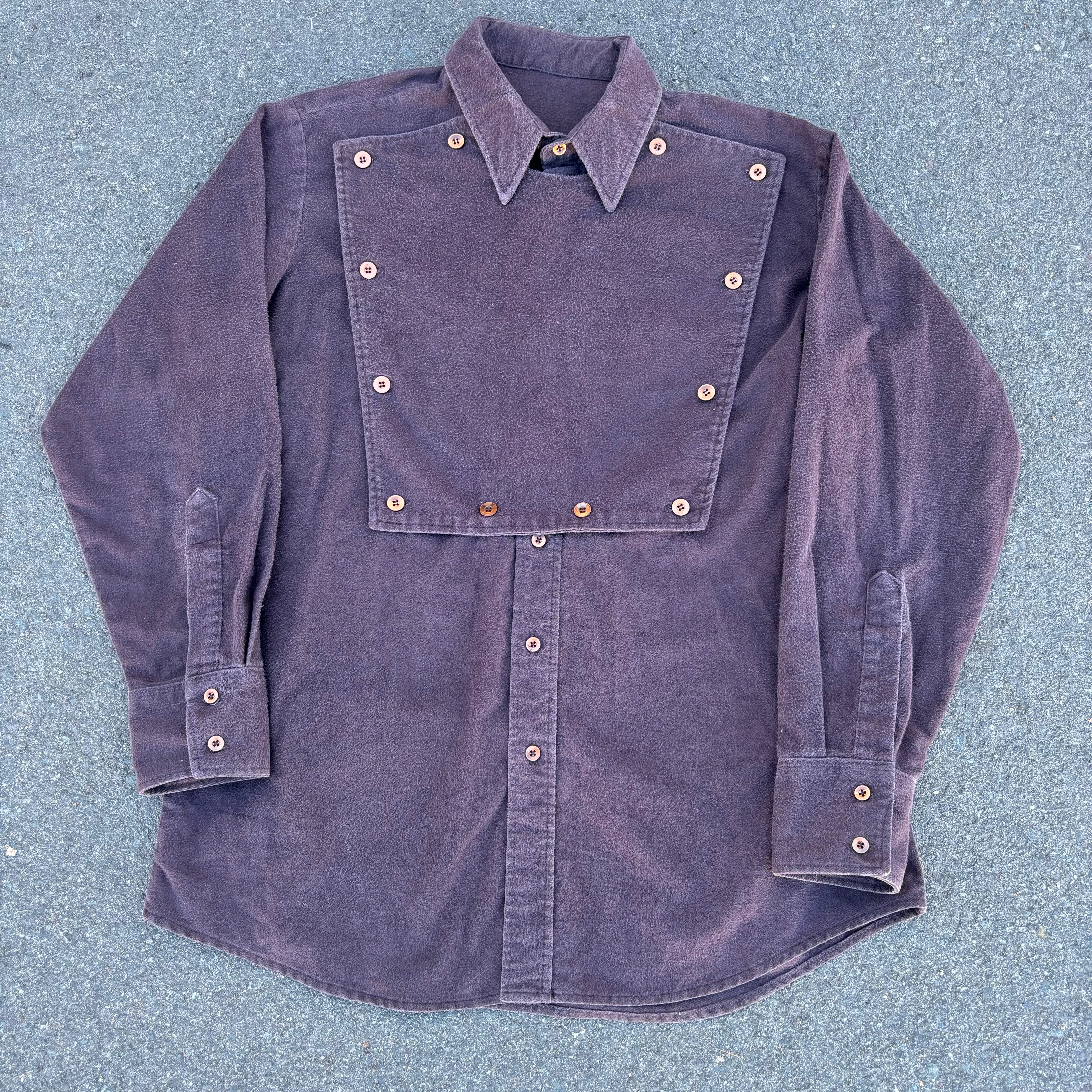 1980’s Chocolate Chamois Bib Shirt  